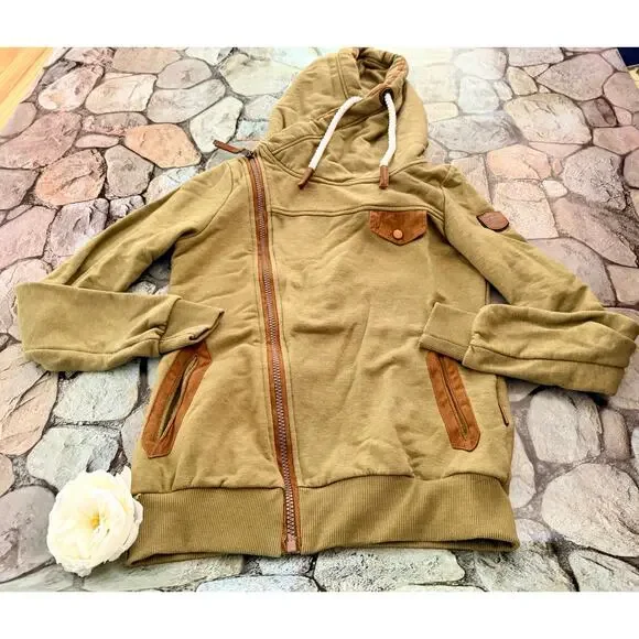 WANAKOME ASYMMETRICAL HESTRA ZIP UP - Picture 2 of 10